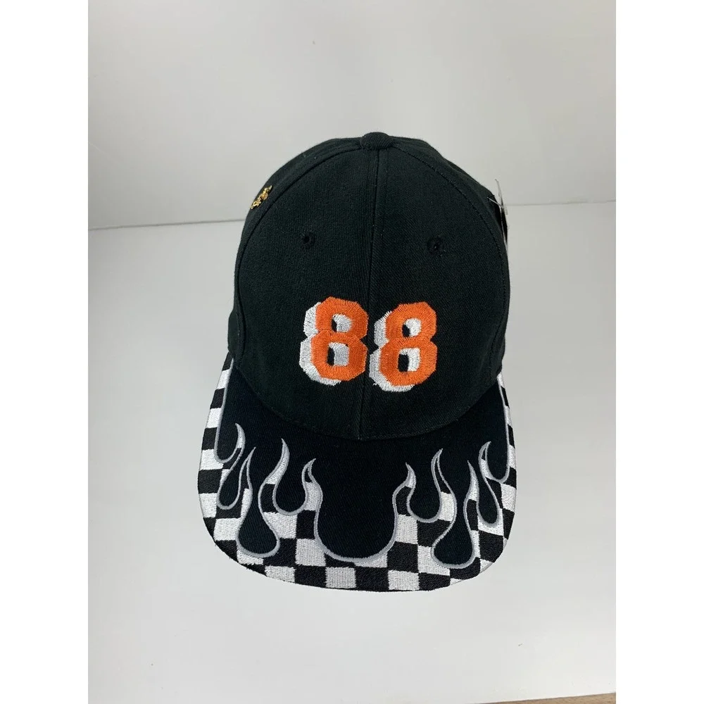 Magic‎ Headwear Cap Black- White Flames- Adjustable